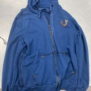 Used true religion zip up